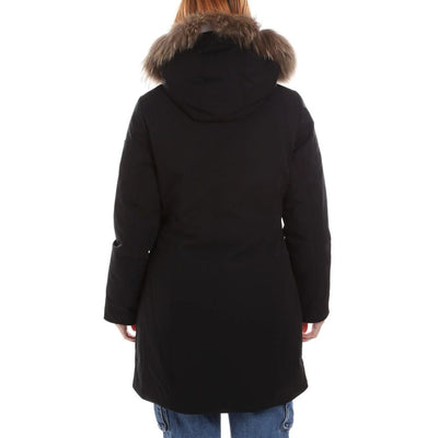 Black Nylon Jackets & Coat