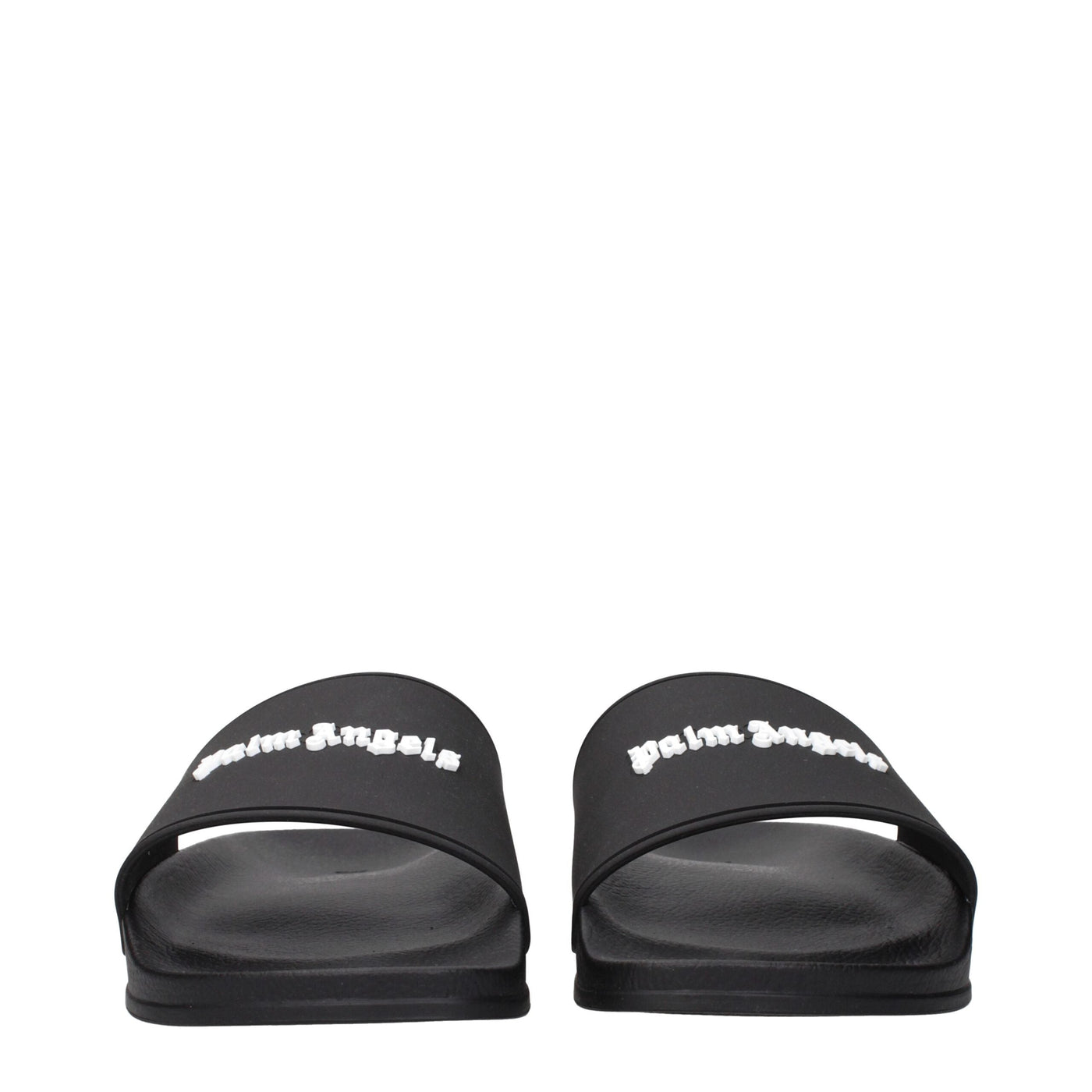 Black Cotton Slippers Sandals