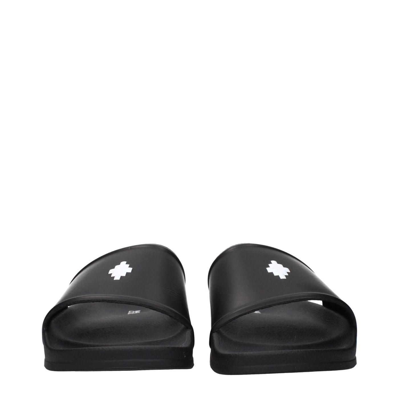 Black Cotton Slippers Sandals