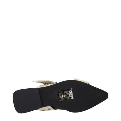 Black Polyethylene Flat Sandals