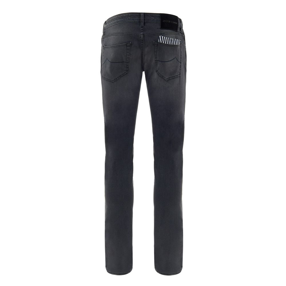 Black Cotton Skinny Jean