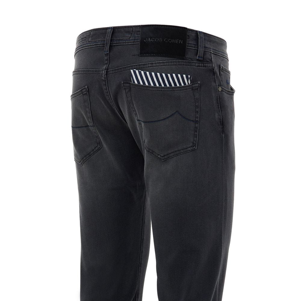 Black Cotton Skinny Jean