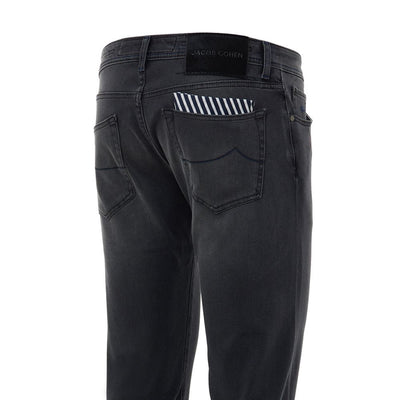 Black Cotton Skinny Jean