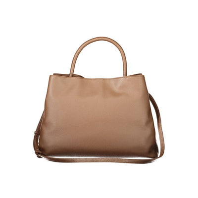 Brown Polyethylene Handbag