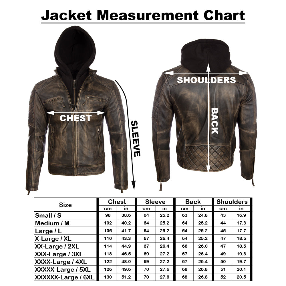 2JB2 Men's Hood Biker - Vegas