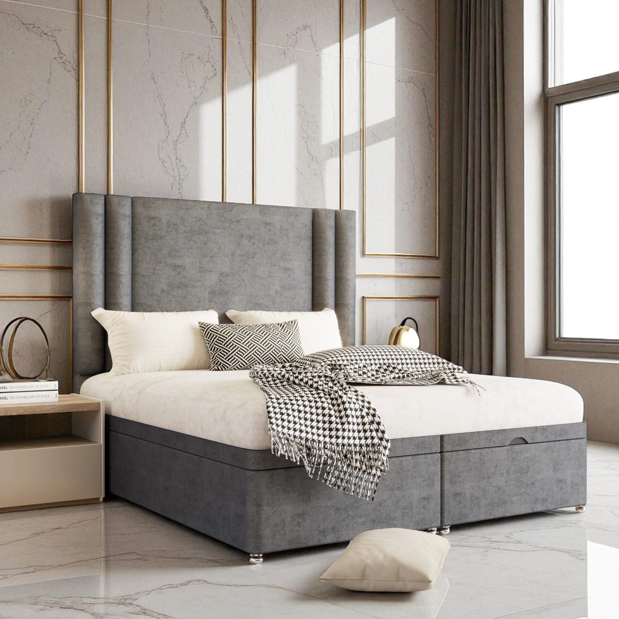 Amara Ottoman Storage Divan Bed Set