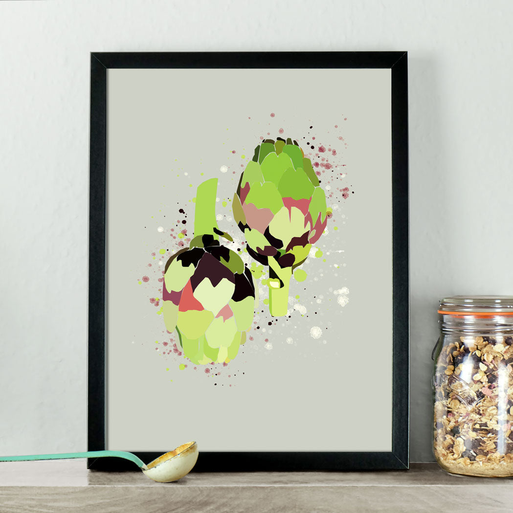 Artichoke Vegetable Kitchen Print