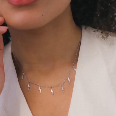 Beau Lightning Necklace | 925 Sterling Silver