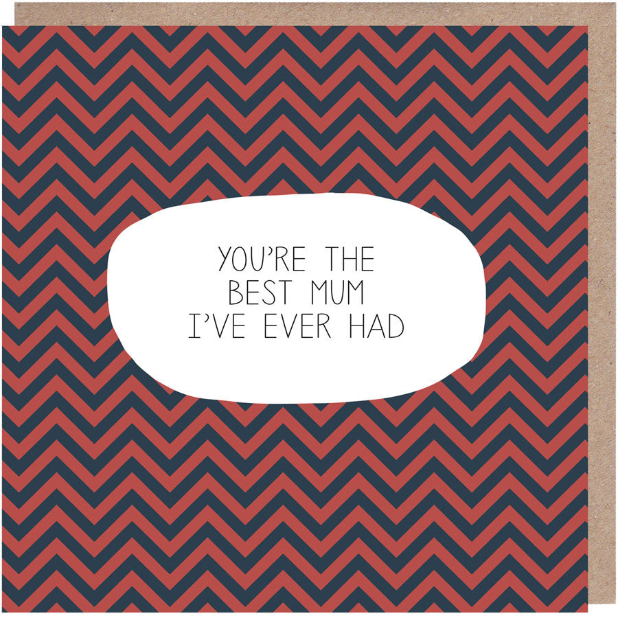 Best Mum I've Ever Had Card