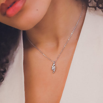 Billie Fingers Crossed Necklace | 925 Sterling Silver