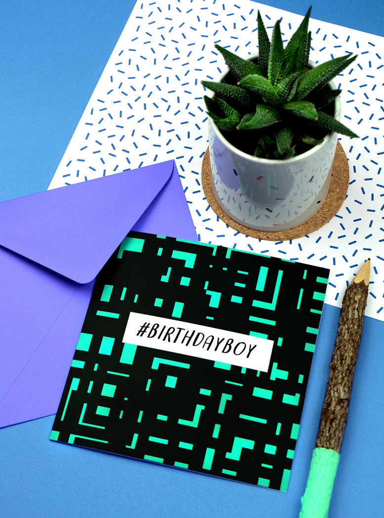 #Birthdayboy Funny Birthday Card