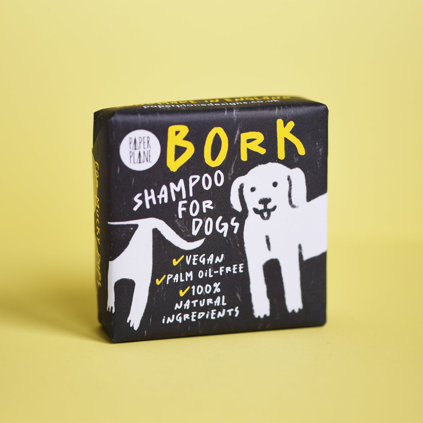 Bork Solid Dog Shampoo Bar - 100% Natural, Vegan & Palm oil-free
