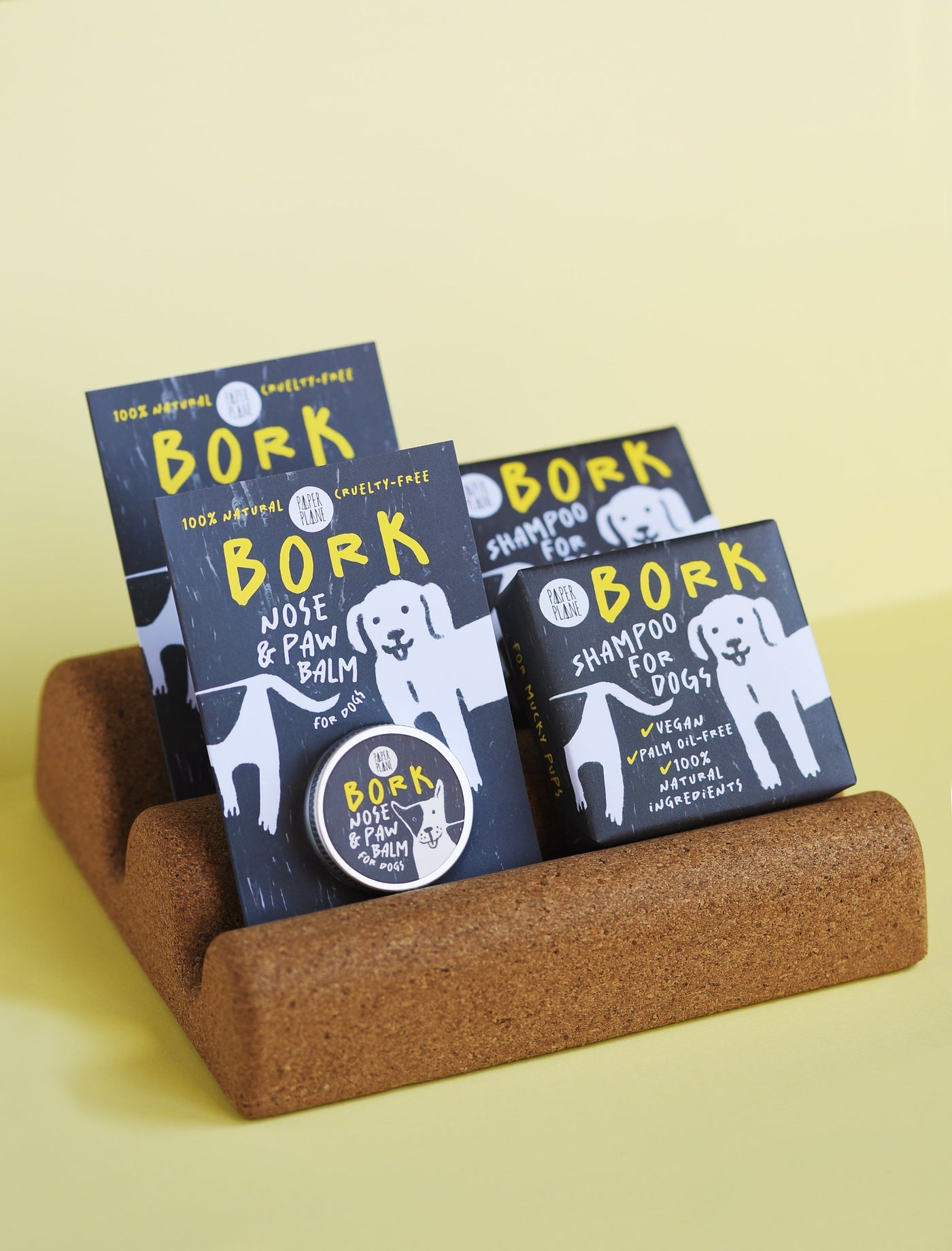 Bork Solid Dog Shampoo Bar - 100% Natural, Vegan & Palm oil-free