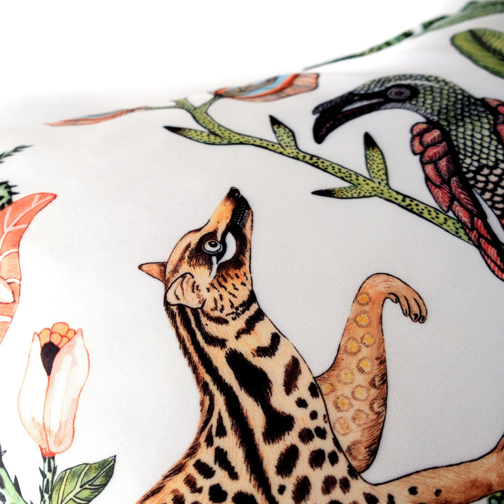 Ardmore - Camp Critters Coral Outdoor Cushion Cover