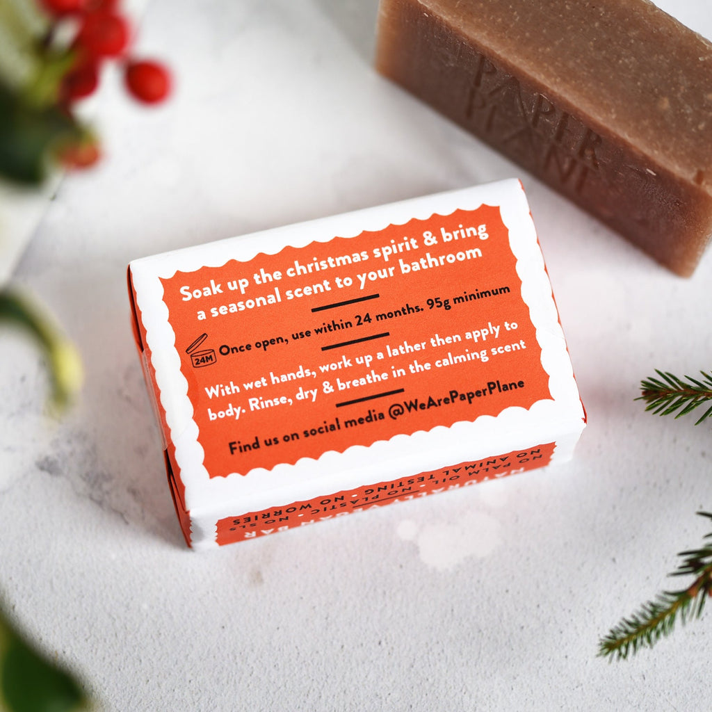 100% Natural Vegan Lather Christmas Soap Bar