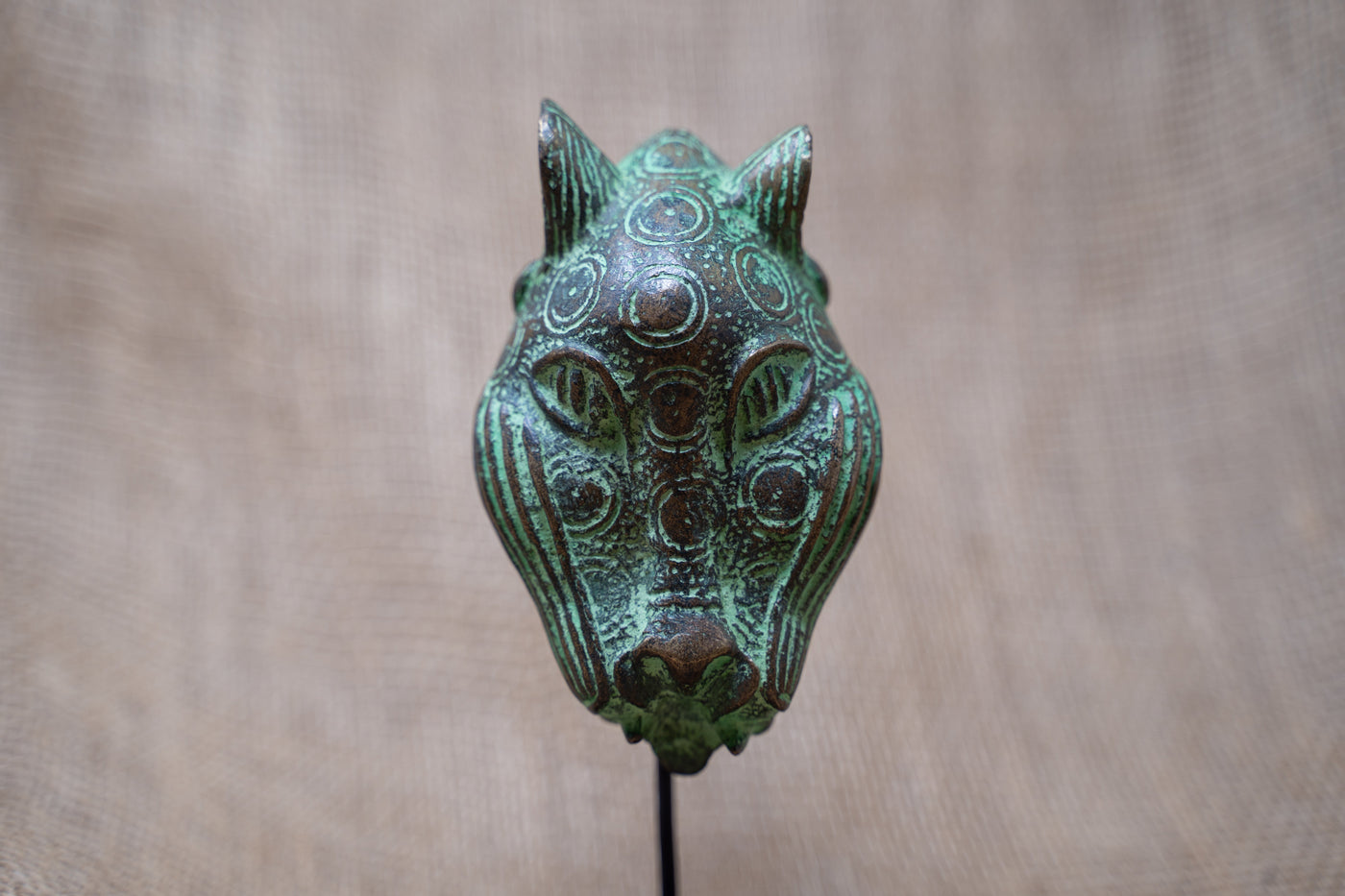 Benin Leopard sculpture - Bronze 26.11