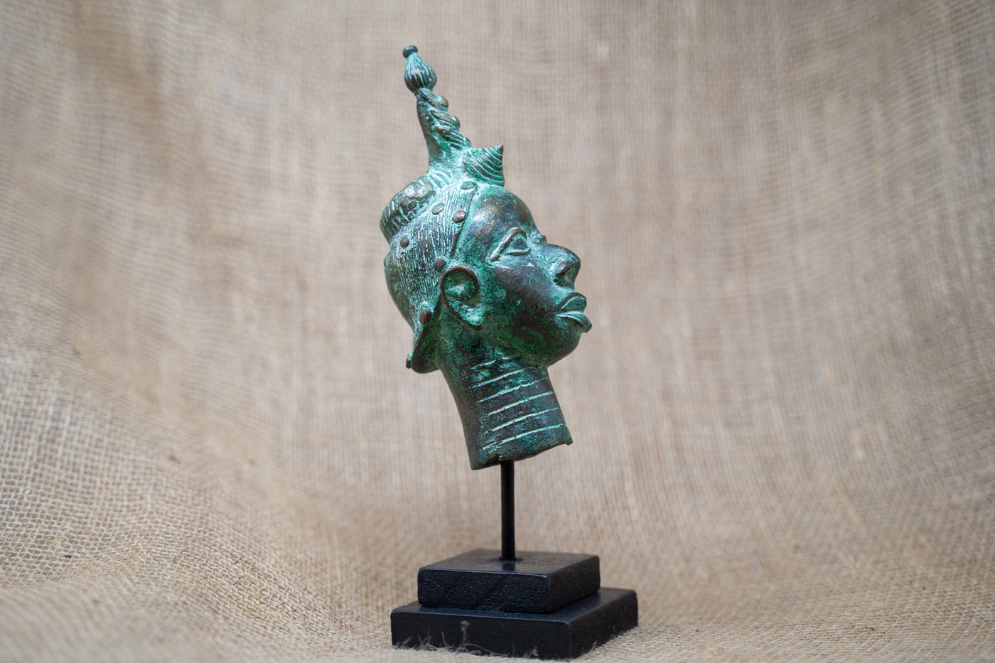 Benin Bronze Head - 37.1