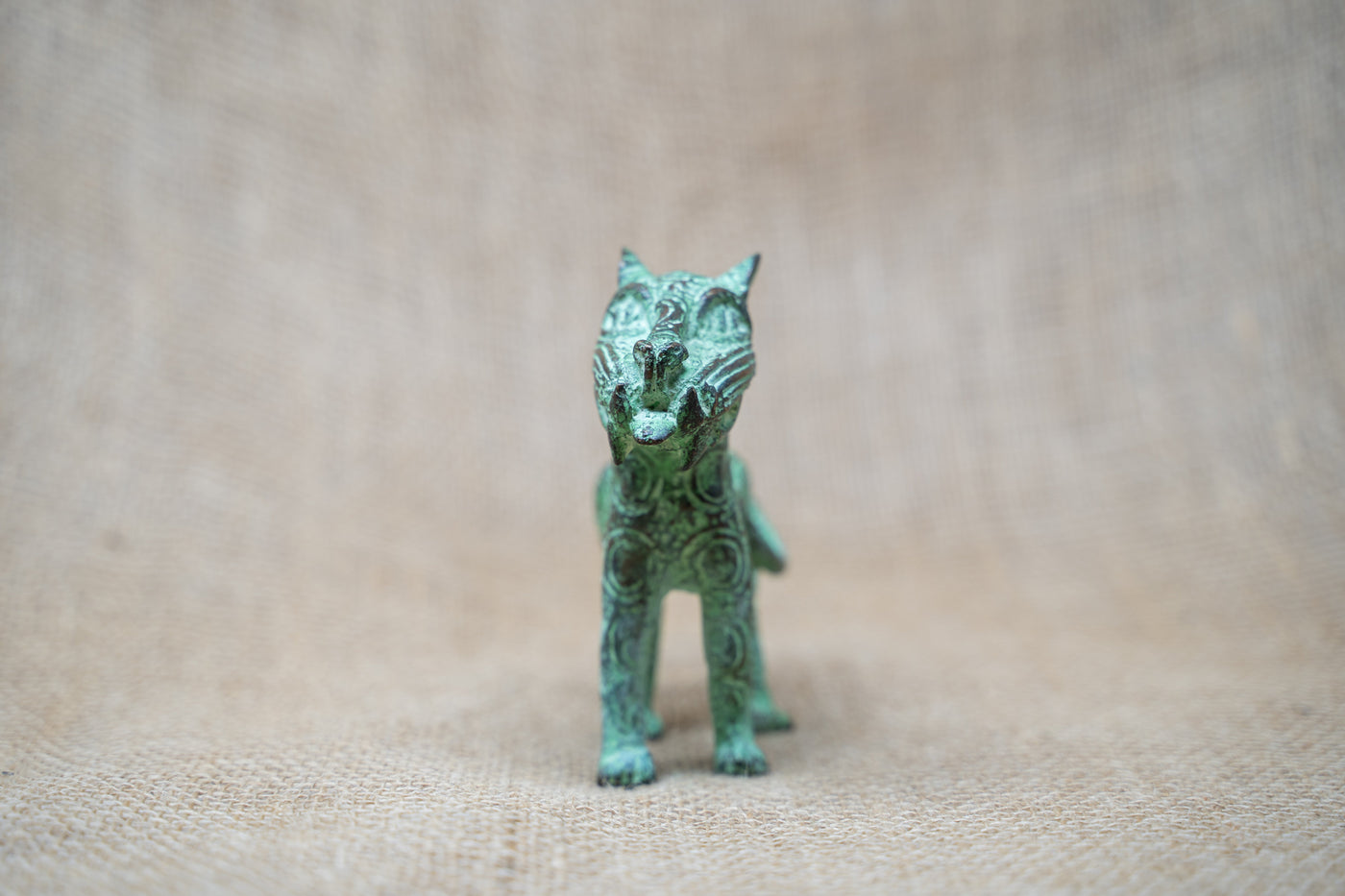 Benin Leopard sculpture - Bronze 56.11
