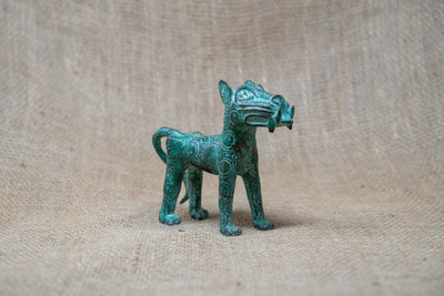 Benin Leopard sculpture - Bronze 56.13