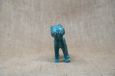Benin Leopard sculpture - Bronze 56.15