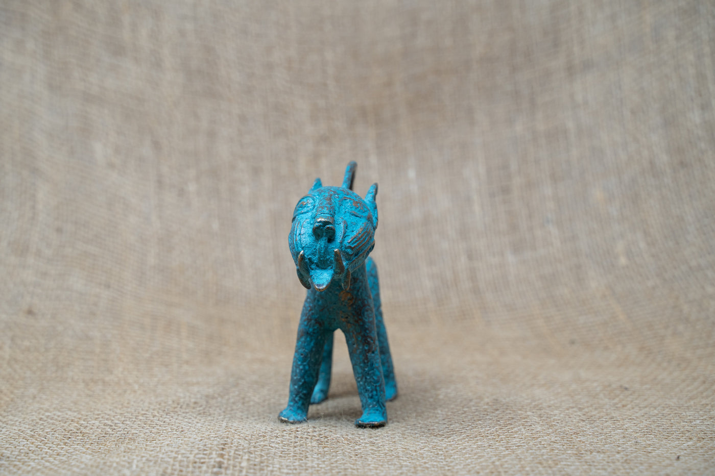 Benin Leopard sculpture - Bronze 56.16