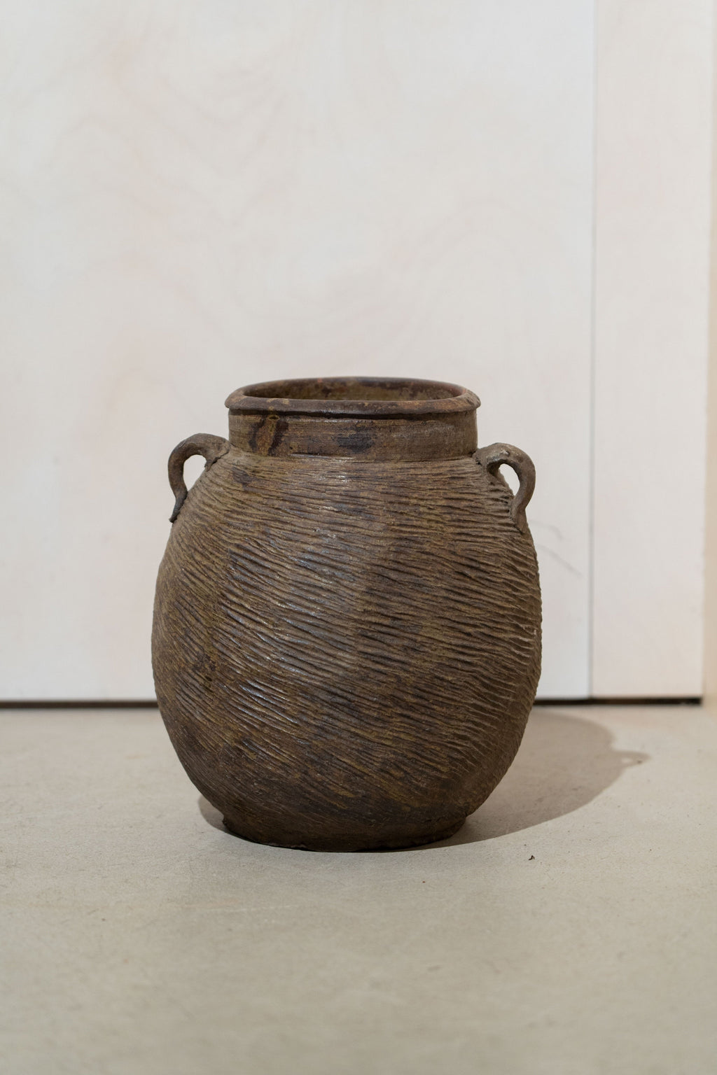 Antique Earthenware Preserve Pots