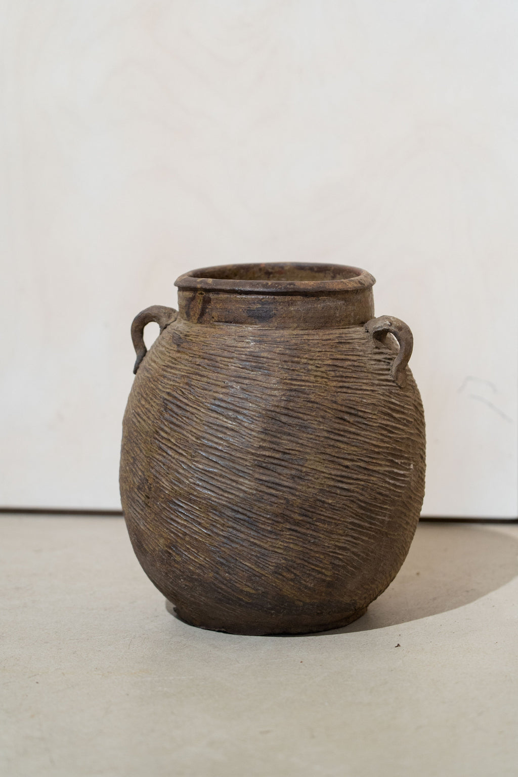 Antique Earthenware Preserve Pots