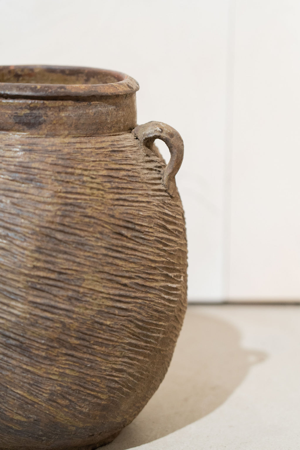 Antique Earthenware Preserve Pots