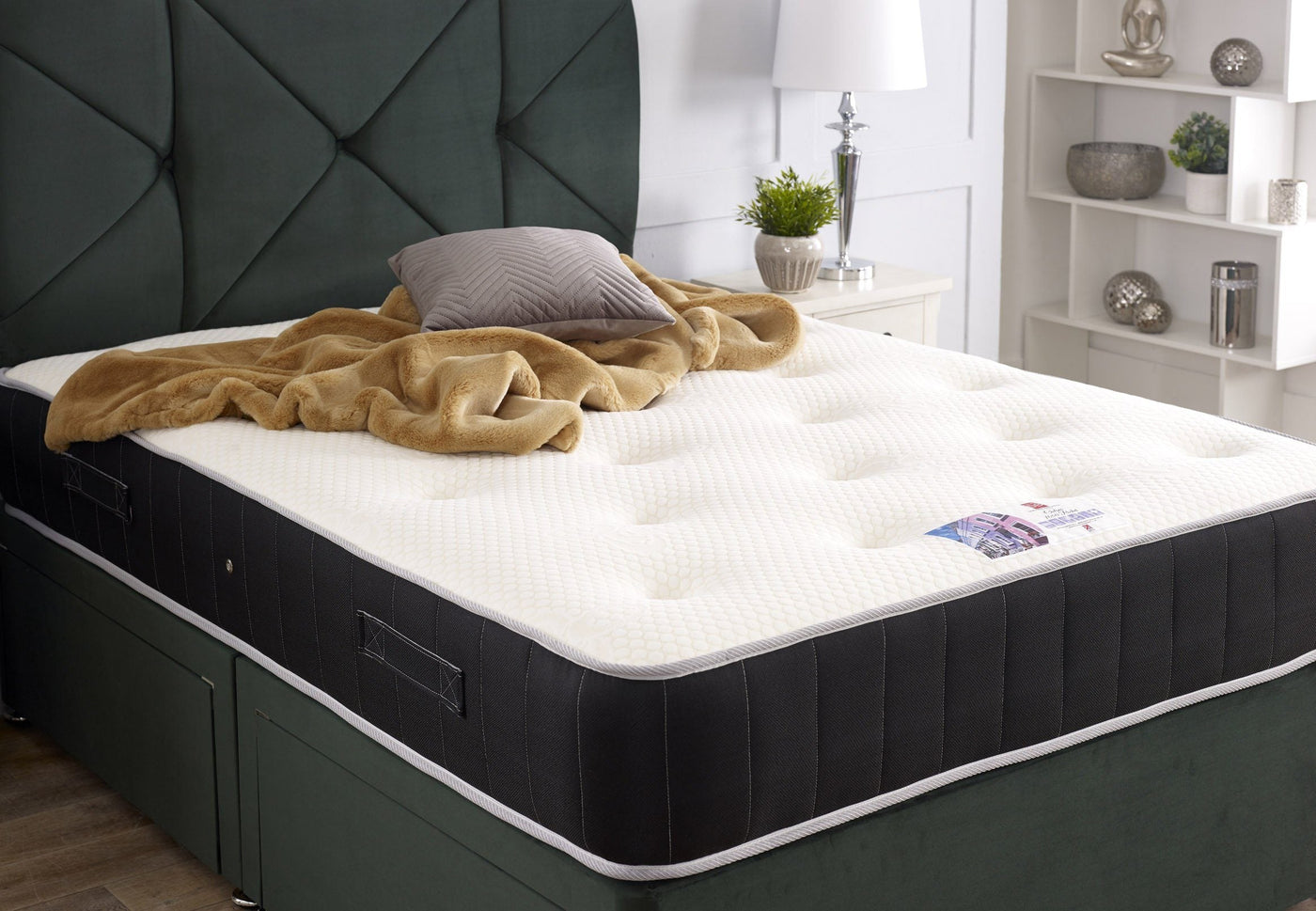 Chelsea 1000 Pocket Sprung Memory Foam Divan Bed Set