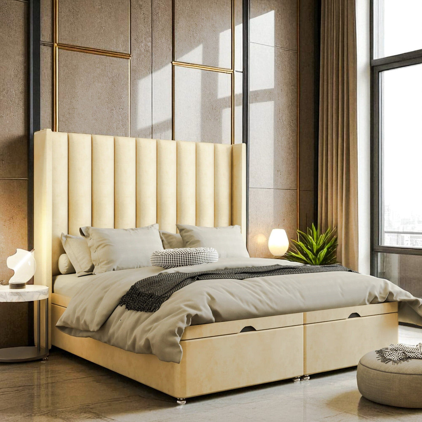 Dolcetta Ottoman Storage Divan Bed Set