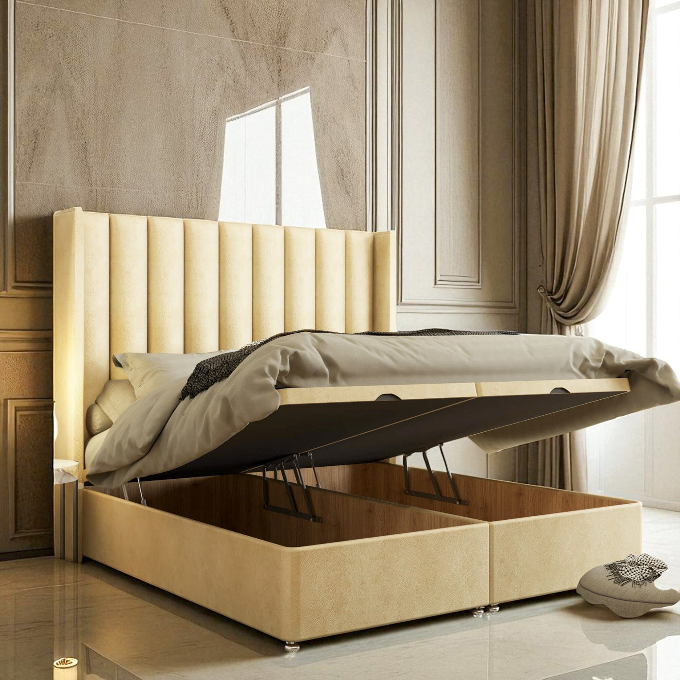 Dolcetta Ottoman Storage Divan Bed Set