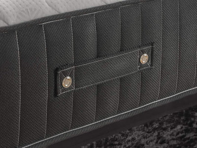 Dual Season 1000 Pocket Memory Cool Gel Divan Bed Set With Headboard