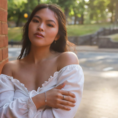 Eina Hamsa Hand & Evil Eye Bracelet | 925 Sterling Silver