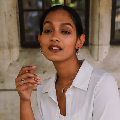 Cordelia Hammered Twist Ring | 925 Sterling Silver