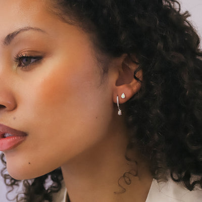 Clara Opal Stud Earrings | 925 Sterling Silver