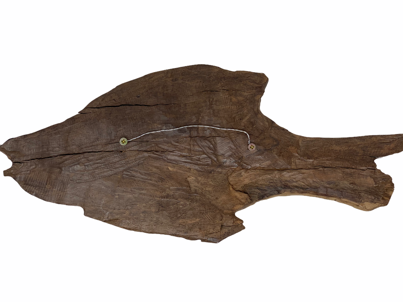 Driftwood Hand Carved Fish - Large