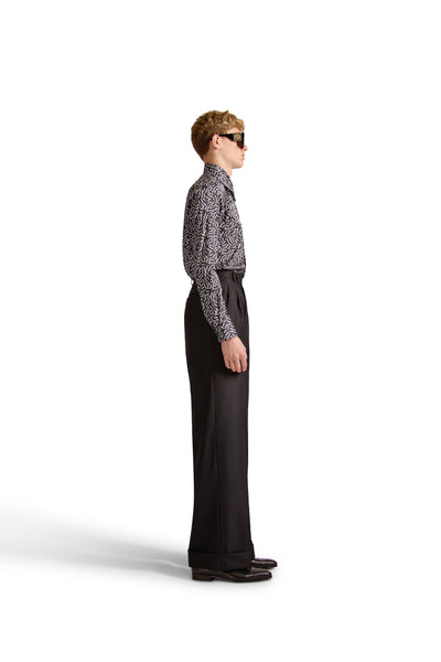 Tailored Fit Monogram Shirt