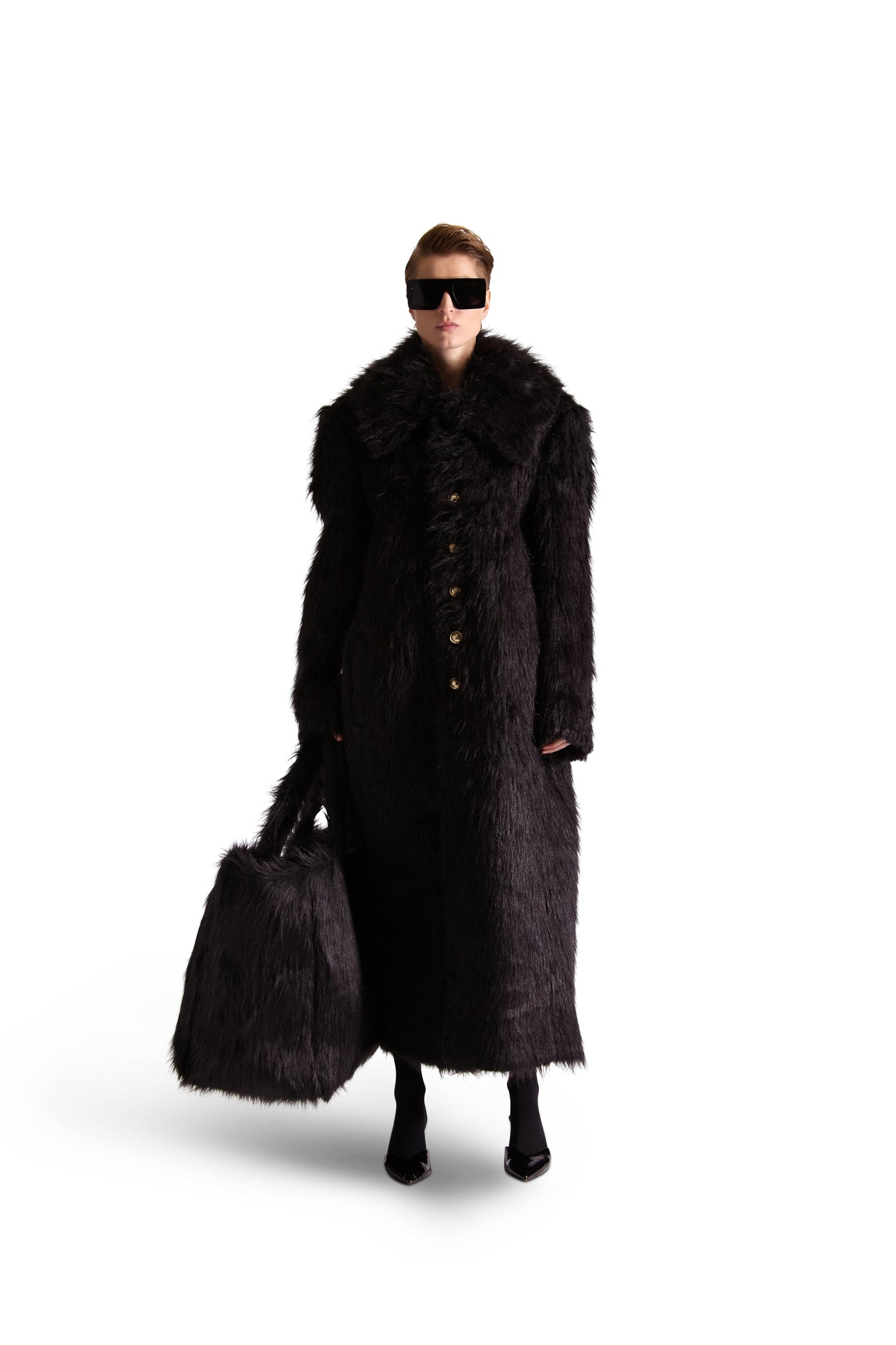 Faux Fur Large Bag