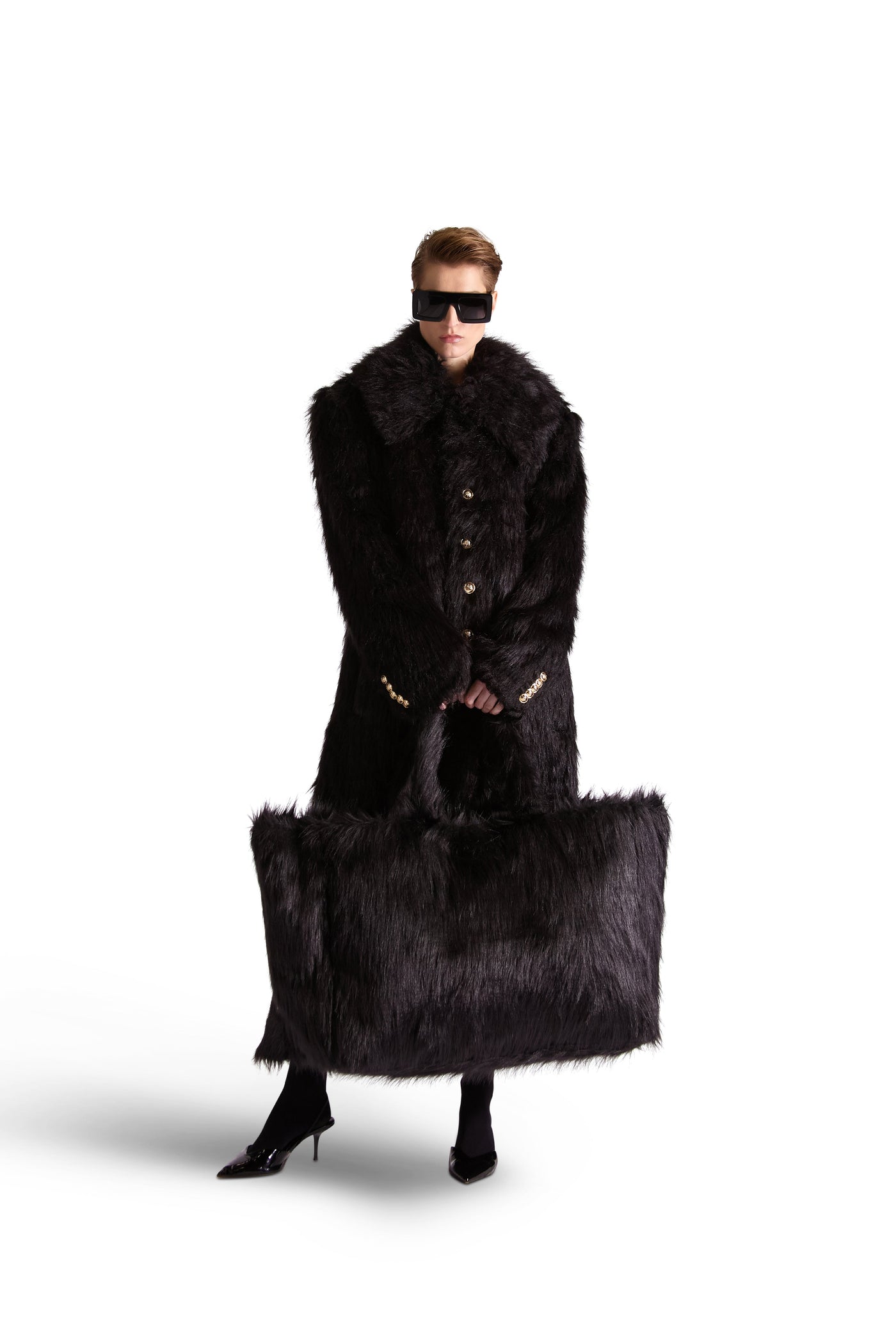 Faux Fur Large Bag