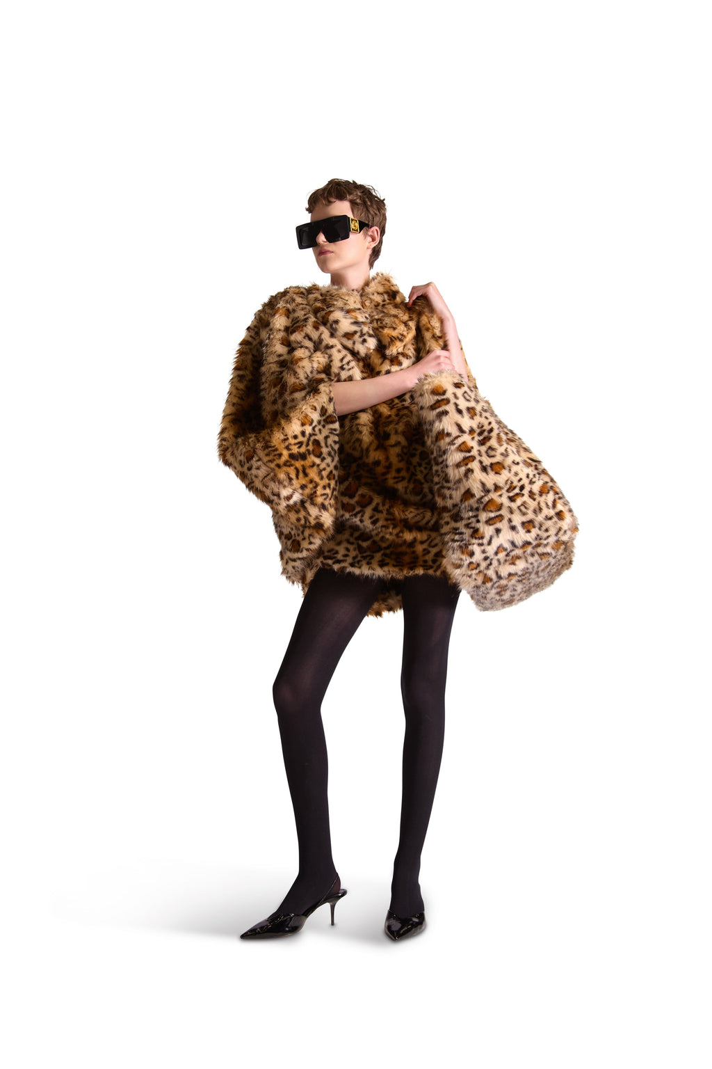 Animal Print Faux Fur Bag