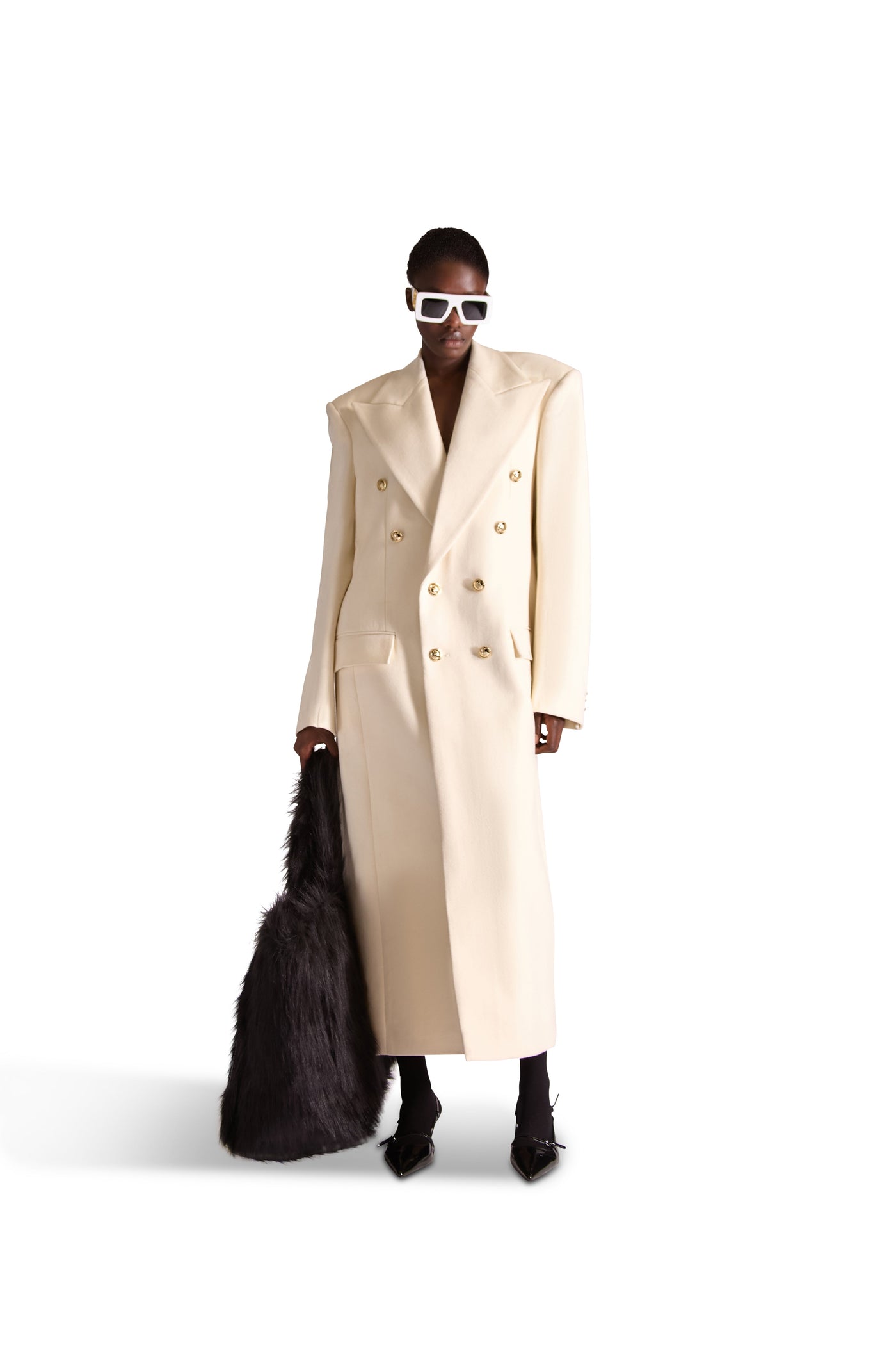 Faux Fur Large Bag