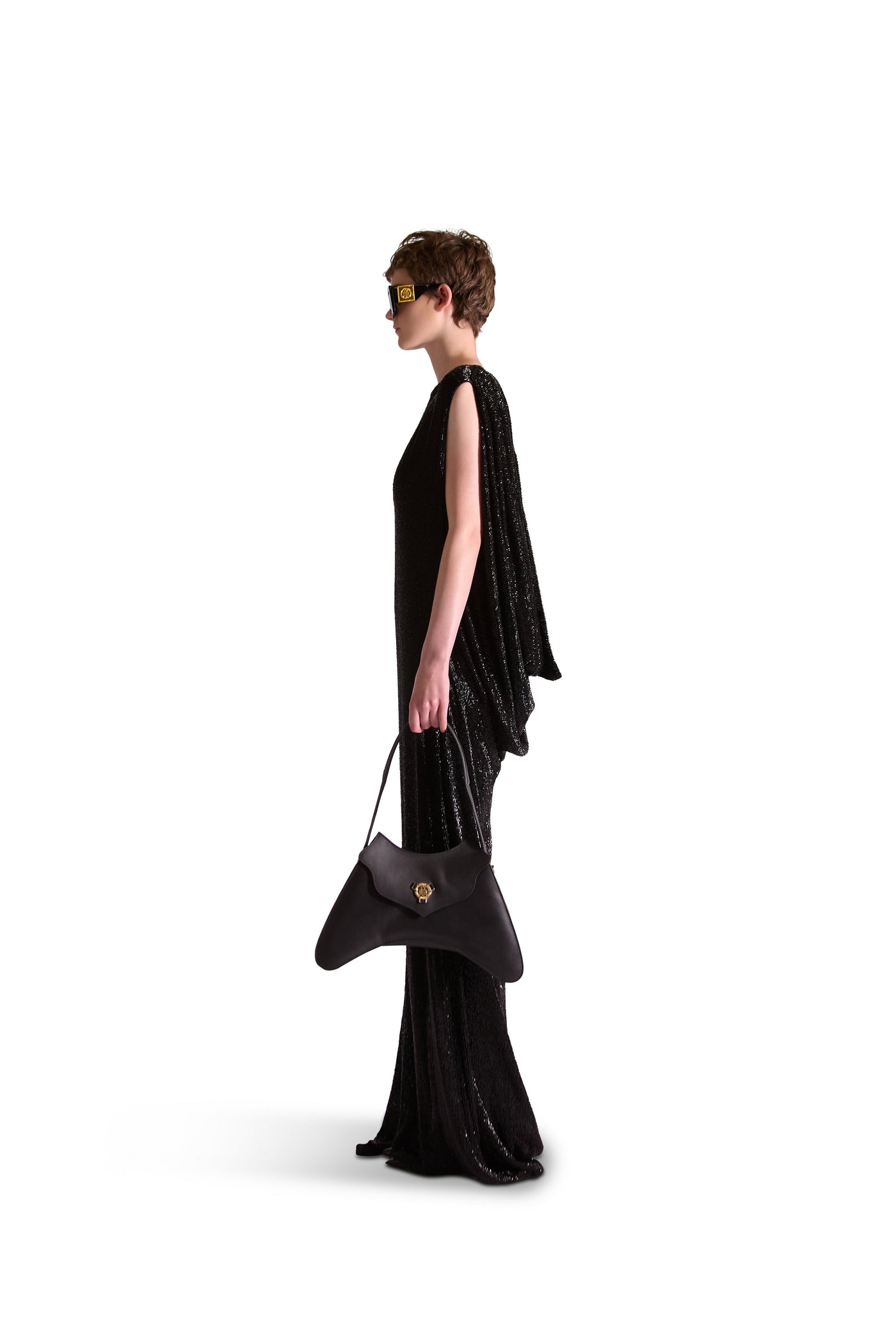 Hand Embroidered Katdana Evening Dress
