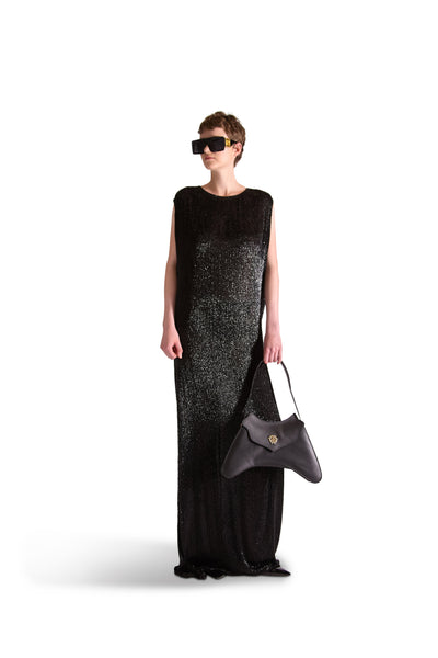 Hand Embroidered Katdana Evening Dress