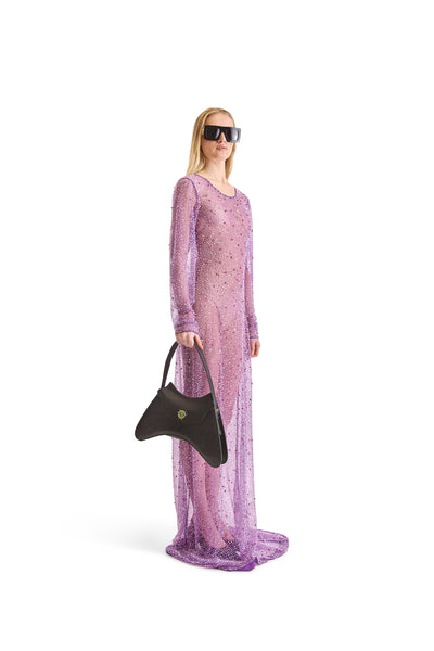 Hand Embroidered Beaded Evening Dress