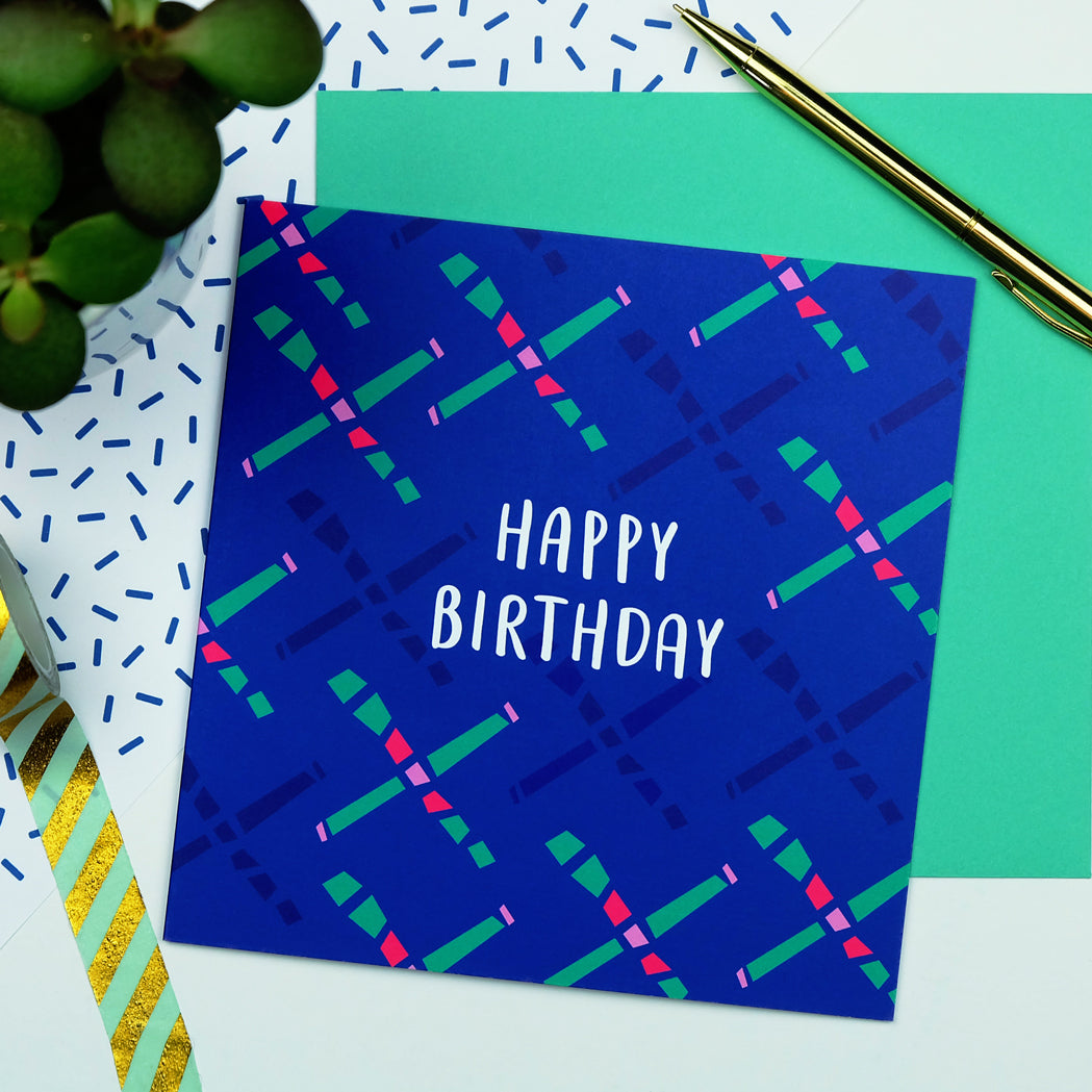 80s Carpet Birthday Card