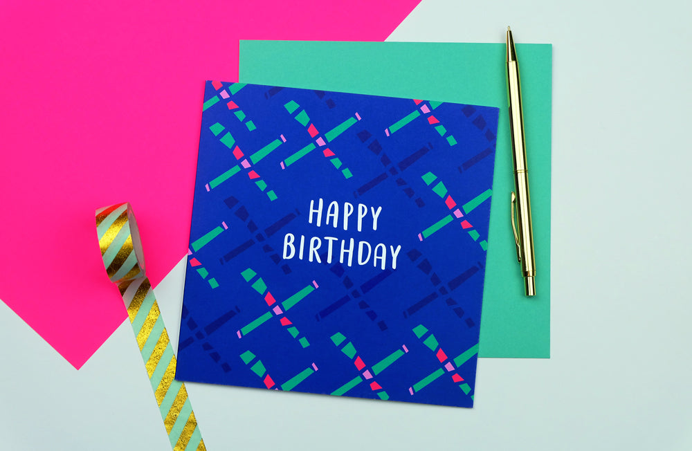 80s Carpet Birthday Card