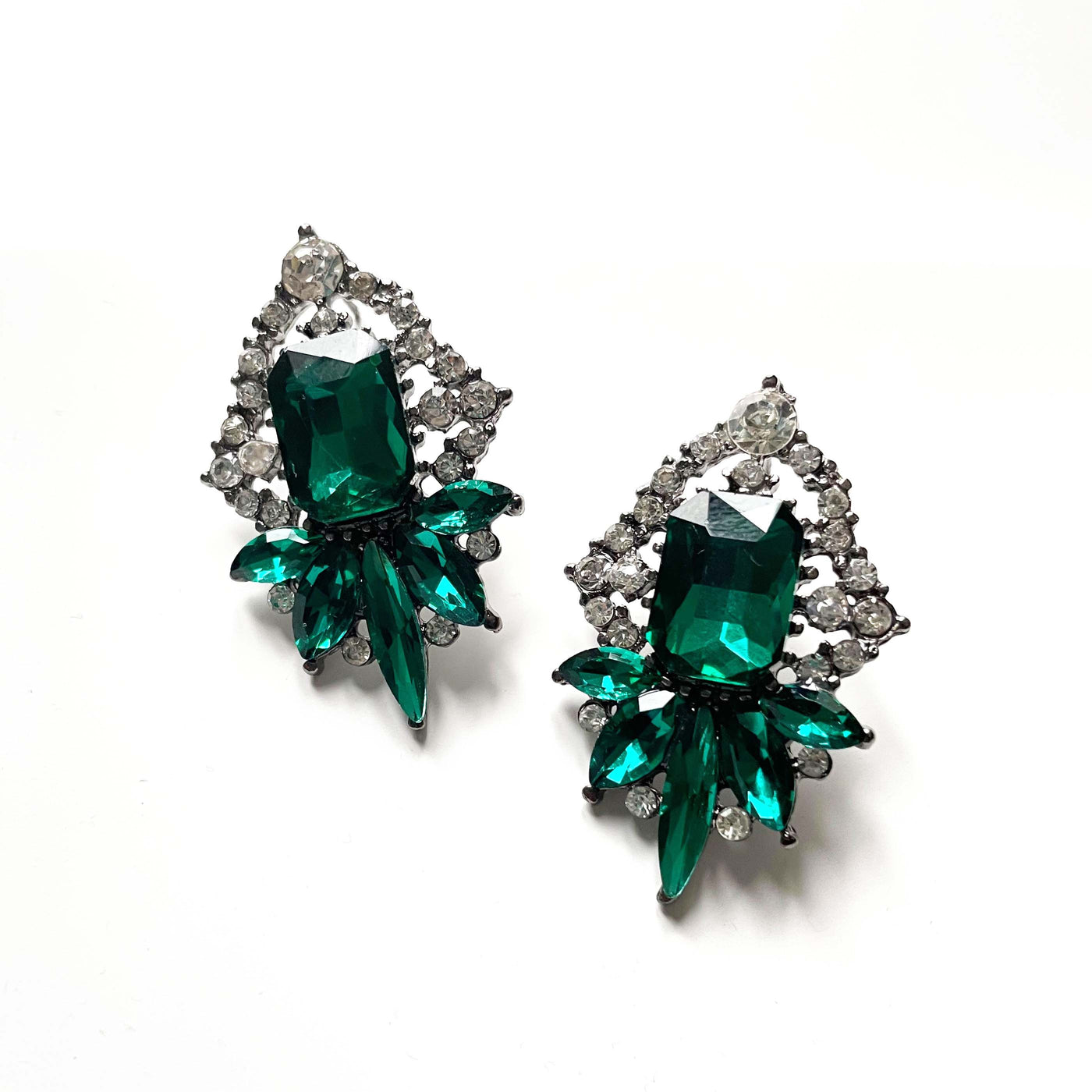 Bellatrix Rhinestone Cluster Earrings