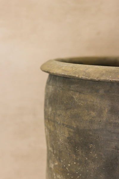 Big Old Grey Asian Pots - L013