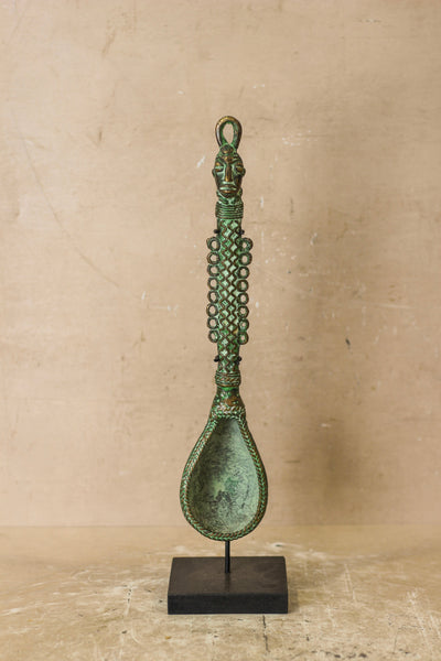 Benin Bronze Spoon - 143.1