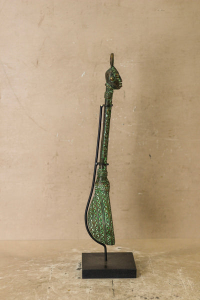 Benin Bronze Spoon - 143.1